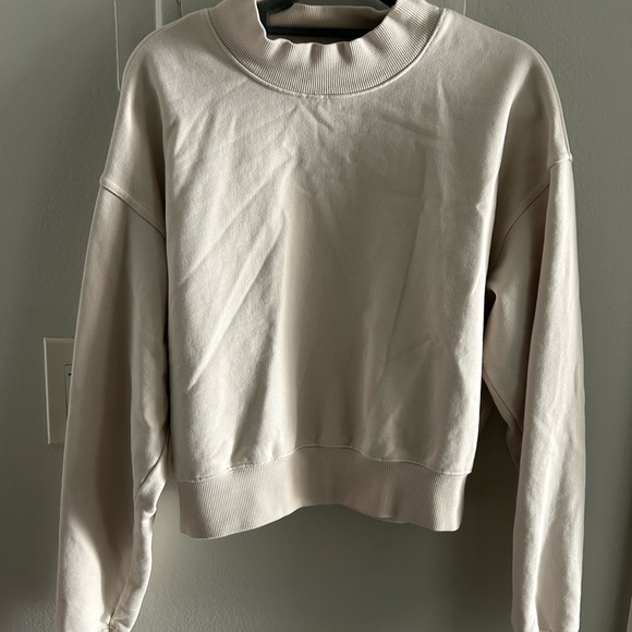 Good American Mock Neck Sweatshirt - size 1 - Picture 2 of 4